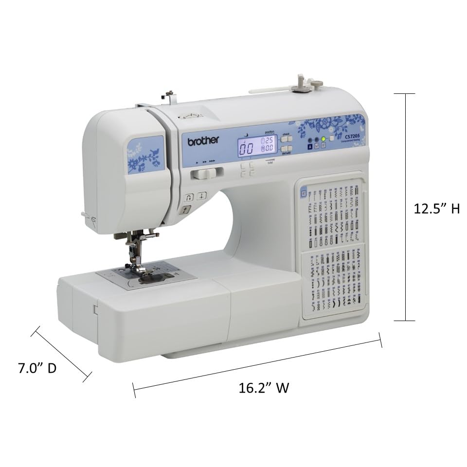 White Computerized Sewing Machine with 150 Built Stitches O465