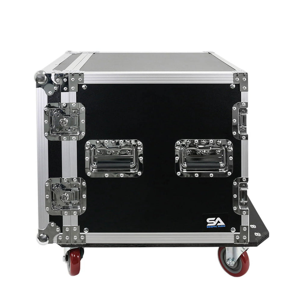 10U Pro Audio DJ Road Rack Case with Casters S88150