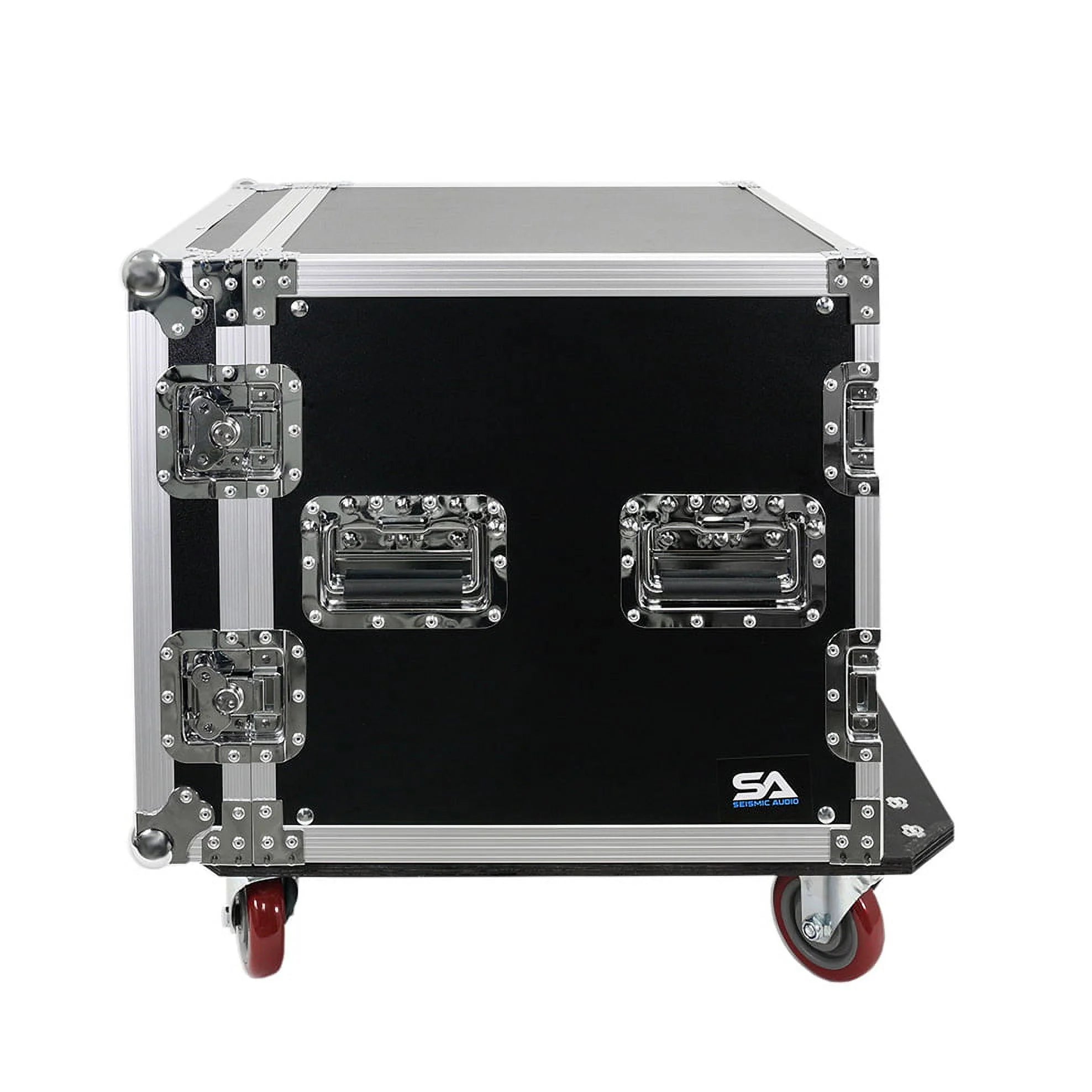 10U Pro Audio DJ Road Rack Case with Casters S88150