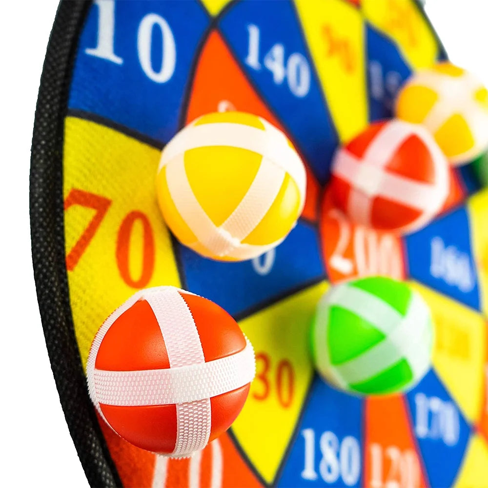 Large Fabric Dartboard with 6 Sticky Balls and a Hook B63933