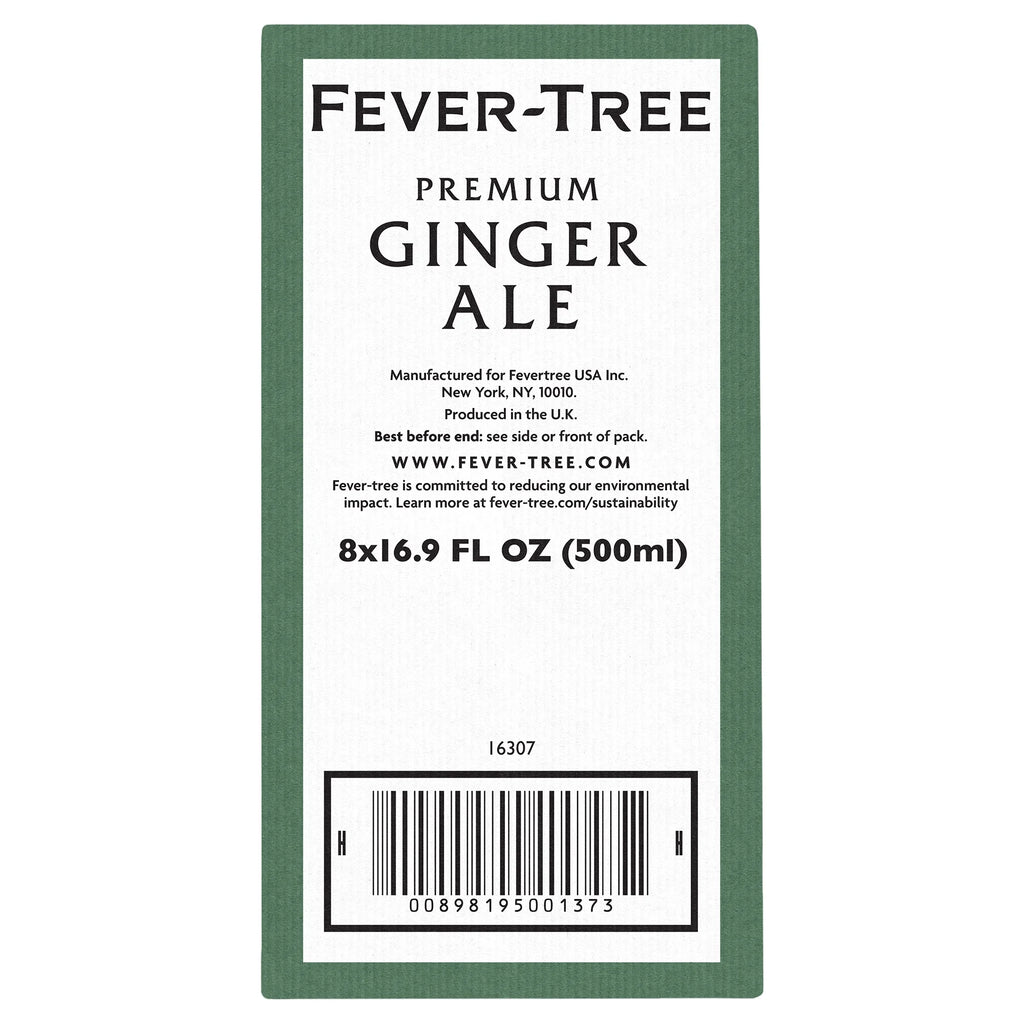 Ginger Ale, 16.9 fl oz, 8 Bottles K9288