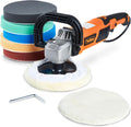 7-Inch Rotary Polisher with 7 Pads, 10-Amp, 600-3000 RPM R861747