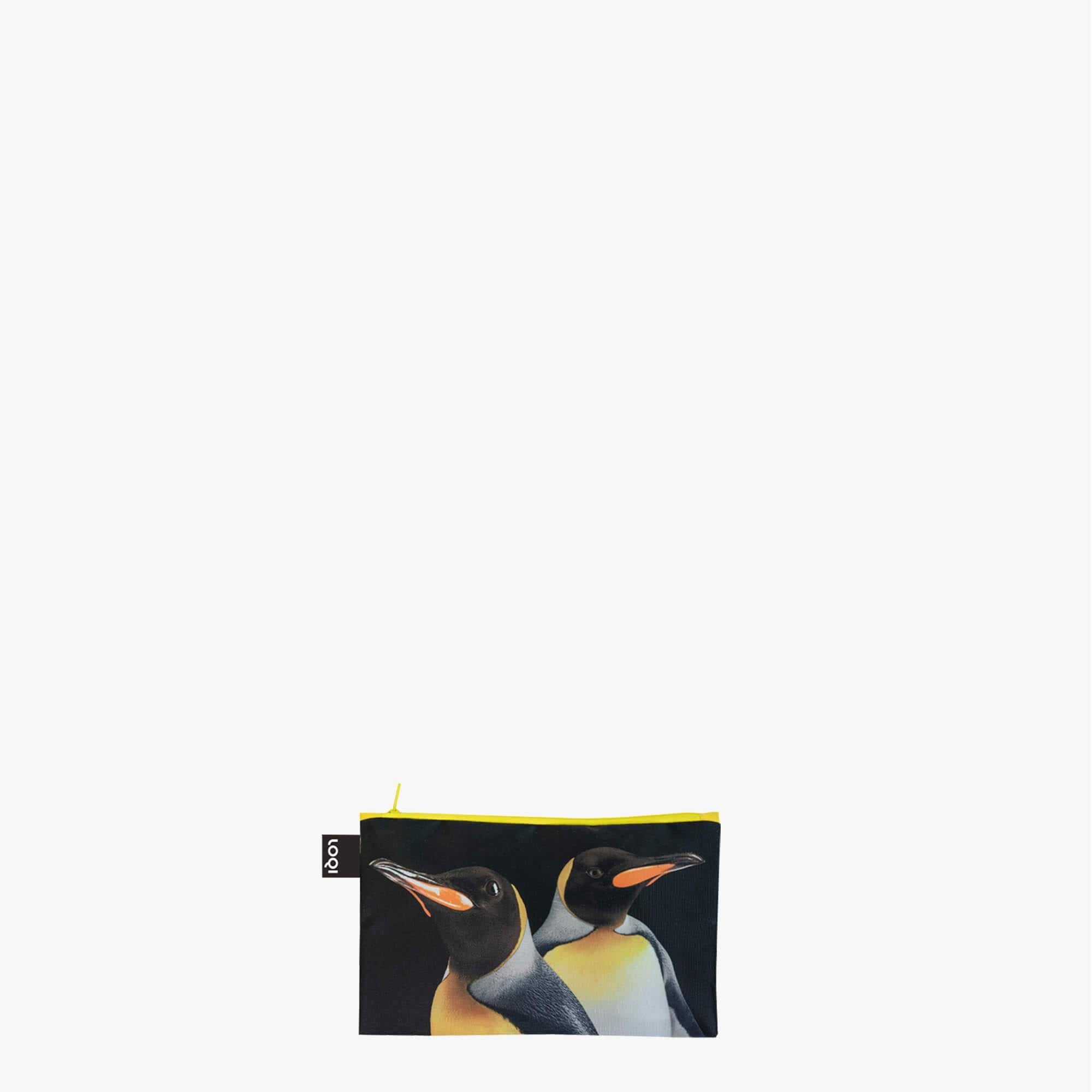 Butterflies, Penguins Zip Pockets Bag U818403
