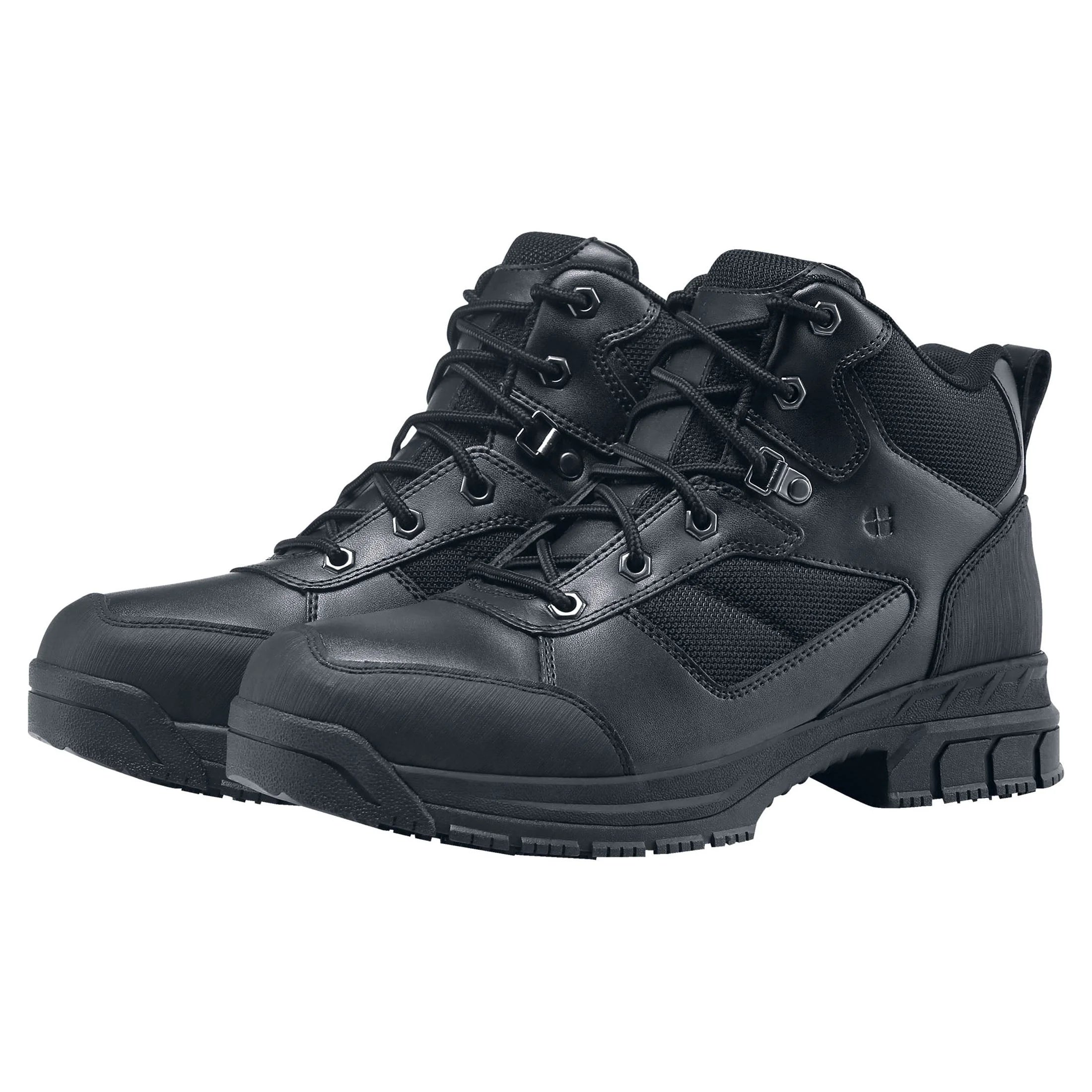 Black Slip Resistant Water Resistant Soft Toe Work Boots H250