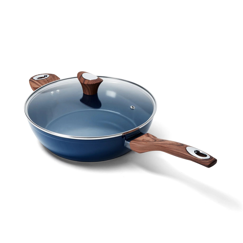 11 inch Non Stick Deep Fry Pan with Lid T237