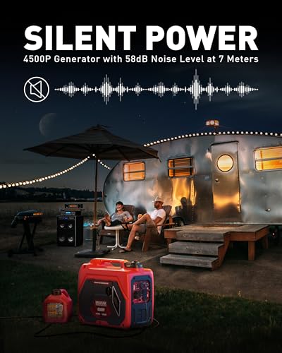 4500W Dual-Fuel Portable Inverter Generator U341079