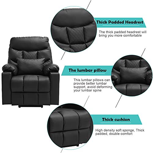 Grey Linen Fabric Power Lift Recliner Chair with Massage and Heated T69016