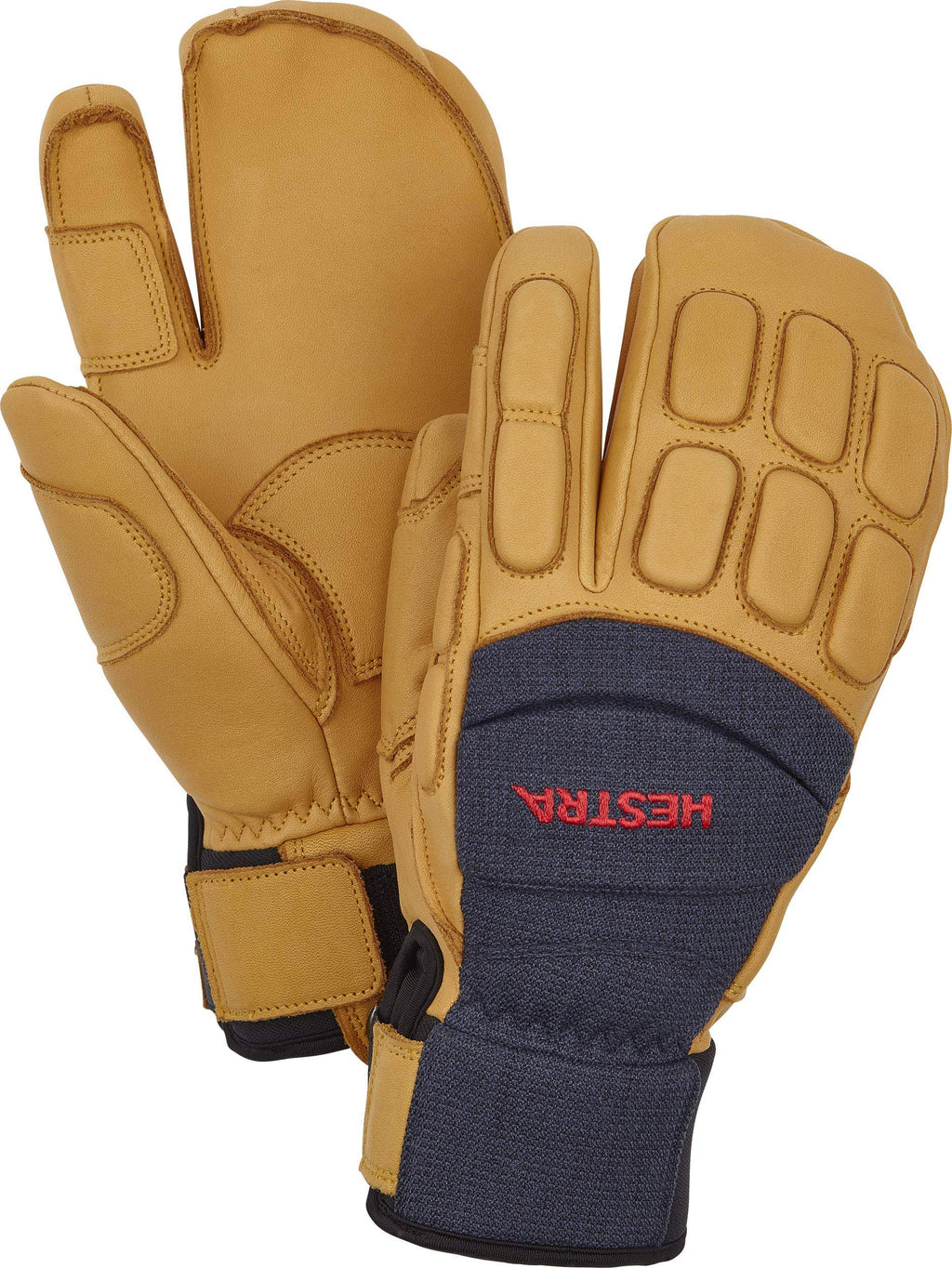 Navy Tan 3-Finger Glove C9473