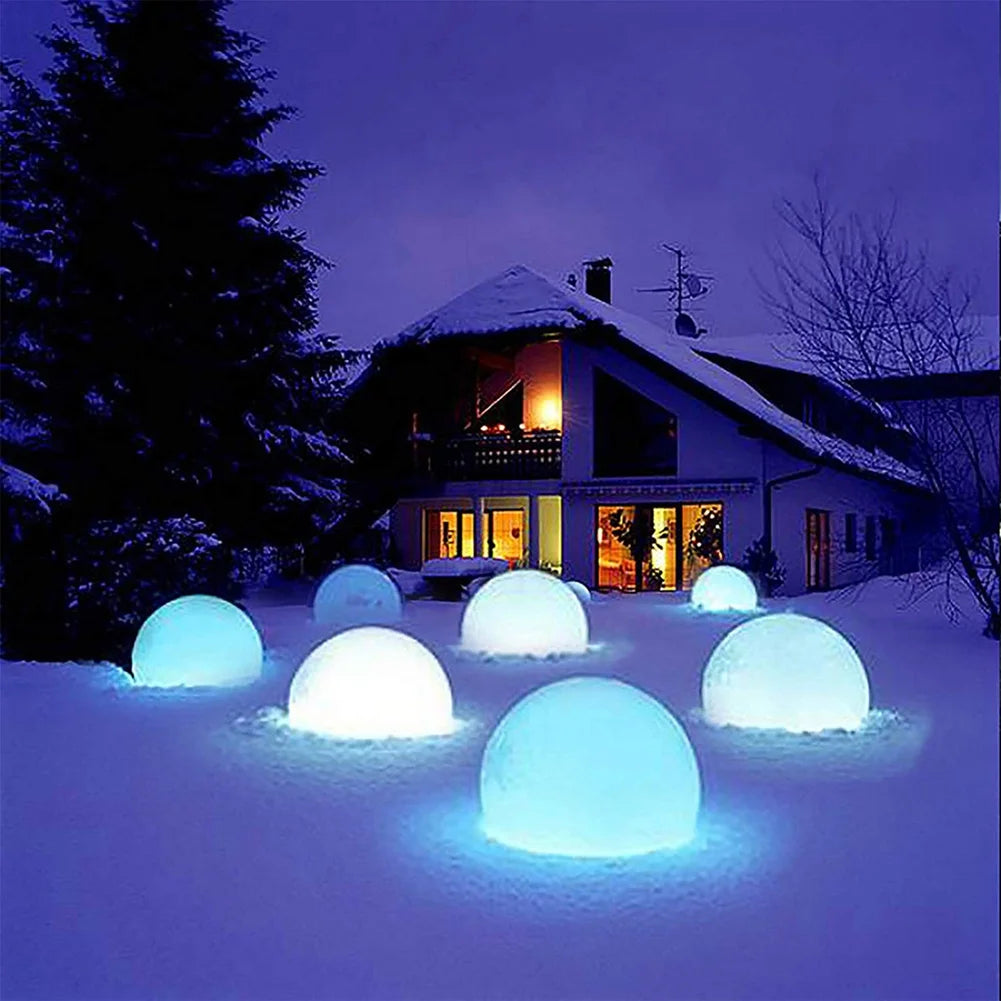 Glow PVC Inflatable LED Light Up Beach Ball with Remote Control E987