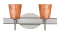 Satin Nickel Stone Copper Foil LED Wall Light Q6766
