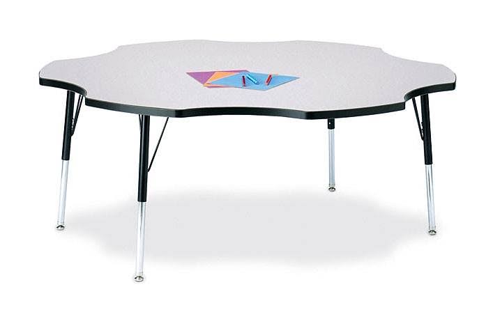 Black Edge Six-Leaf Table U978526