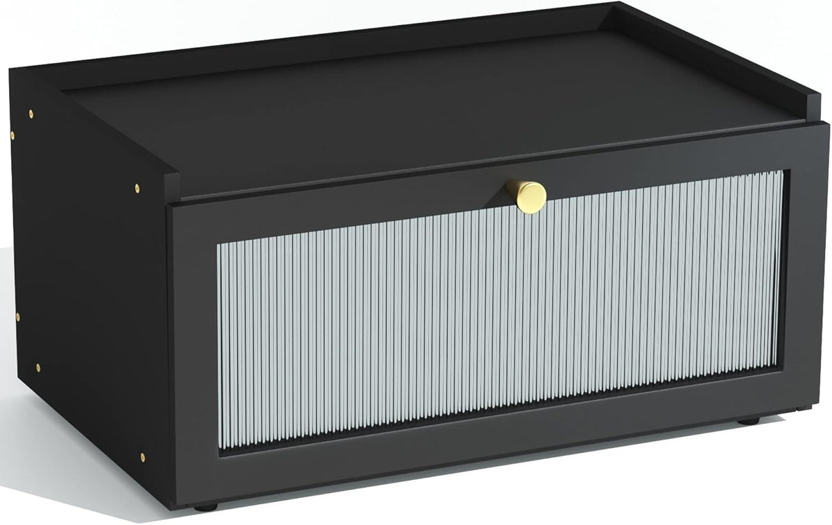 Bamboo Bread Box with Window, Pack of 2 Y79265