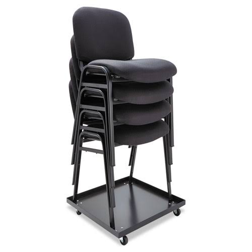 Stackable Chair, Platinum/Silver, 4/Carton G976