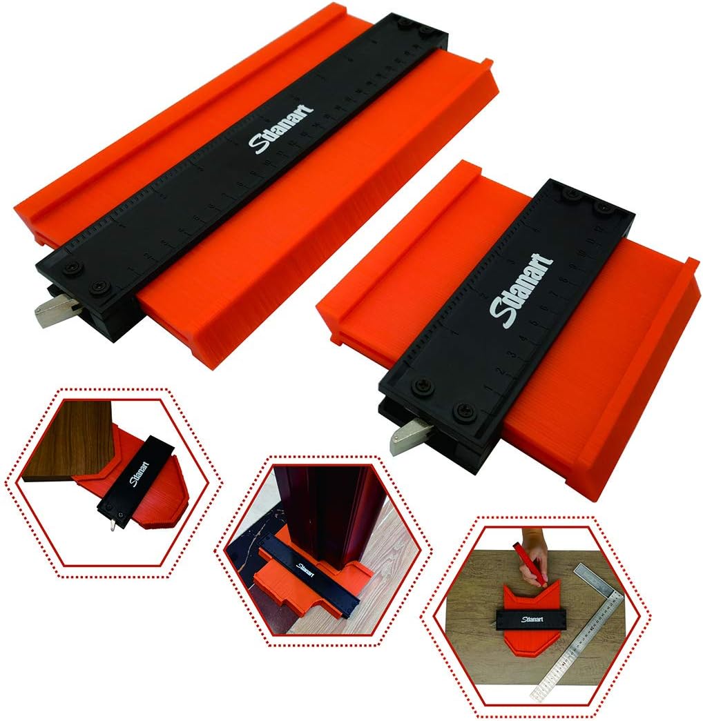 Contour Gauge with Lock, 10 Inch Profile Gauge Duplicator Tool E825