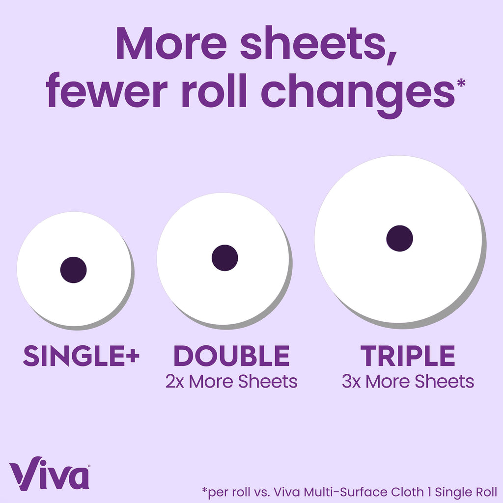 6 Double Rolls Cloth Paper Towels O299