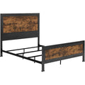 Queen-size Standard Bed Brown G23206