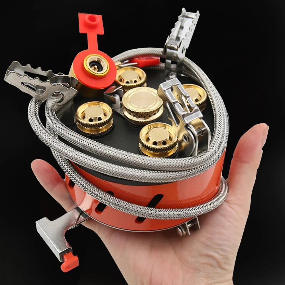15800W Windproof Camping Stove with Storage Bag B162304