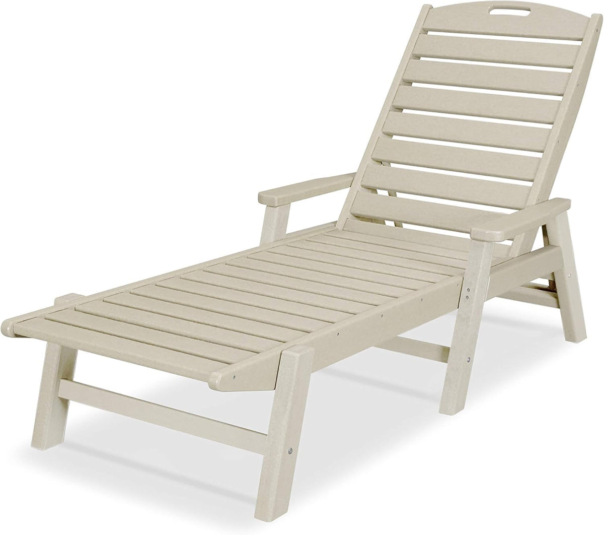 White Nautical Arms Chaise G16496
