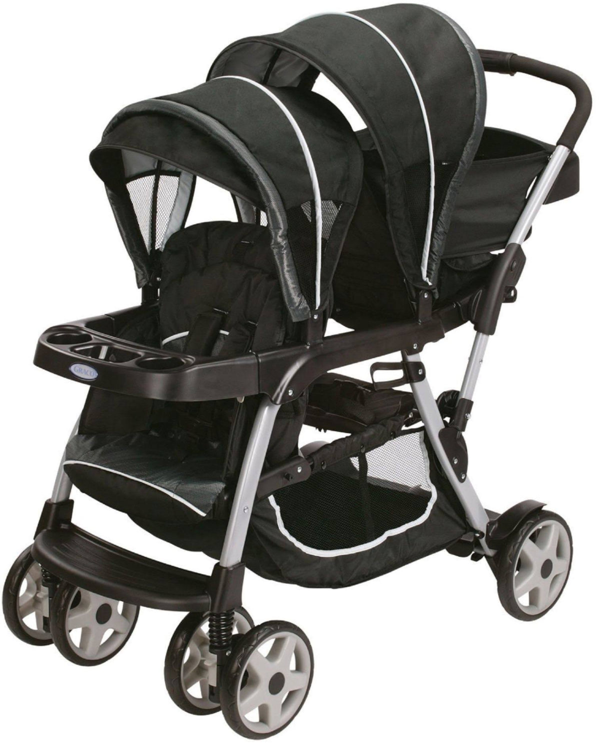 Black Double Stroller T660397