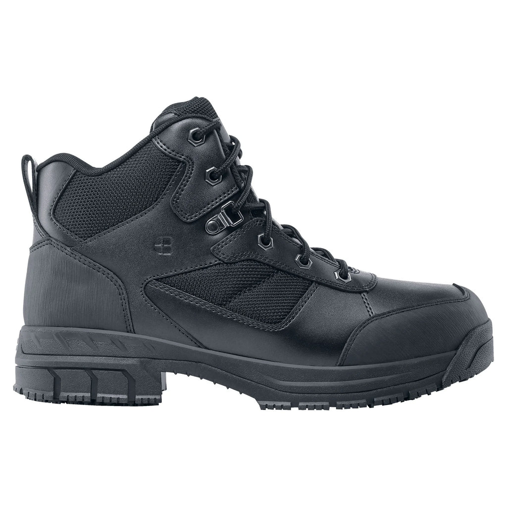 Black Slip Resistant Water Resistant Soft Toe Work Boots H250