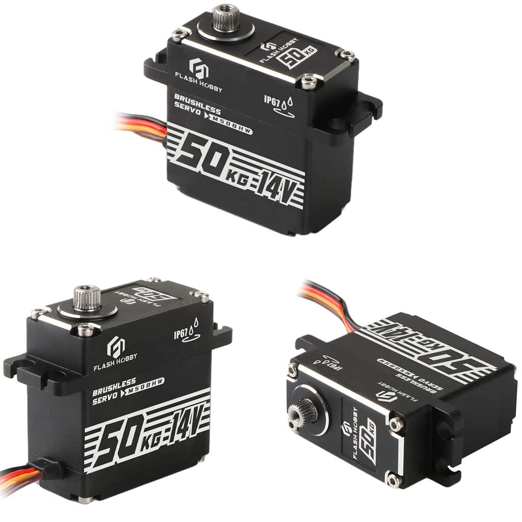 50kg 14V Waterproof IP67 Digital Brushless Servo Motor B8276