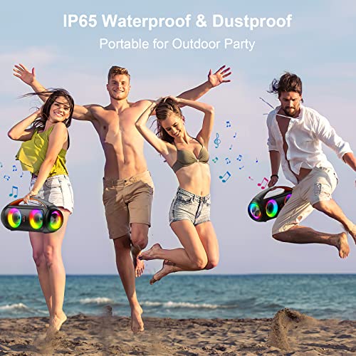 Portable Bluetooth Speaker with Subwoofer, IP65 Waterproof I231