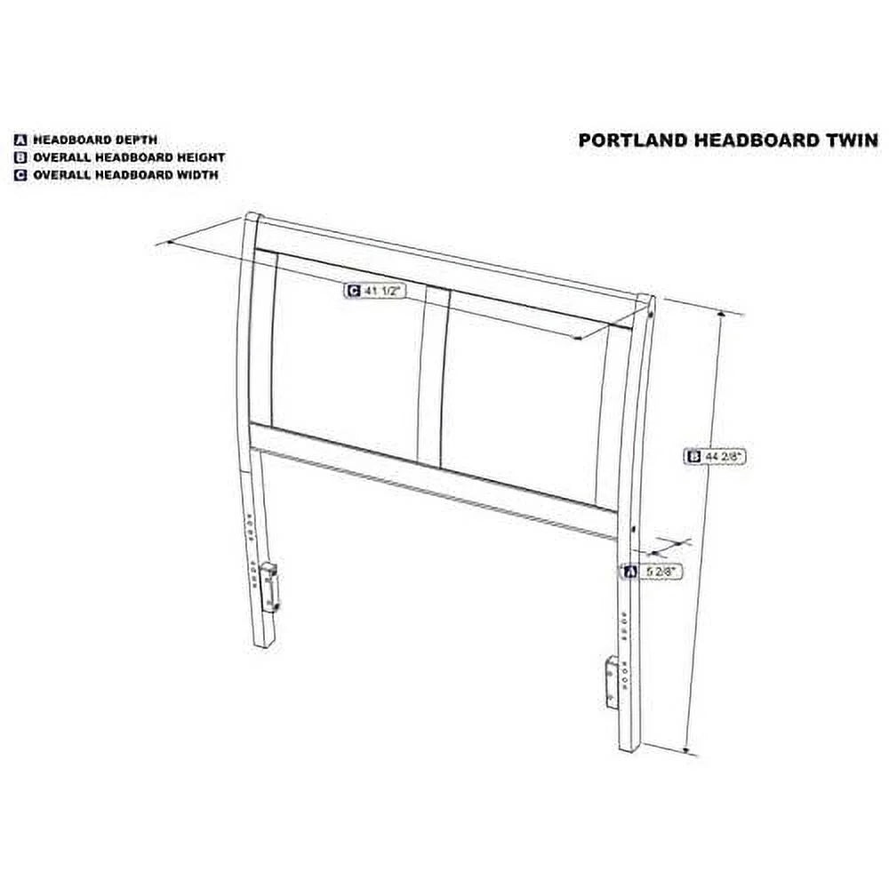 Walnut Sleigh Headboard Z768