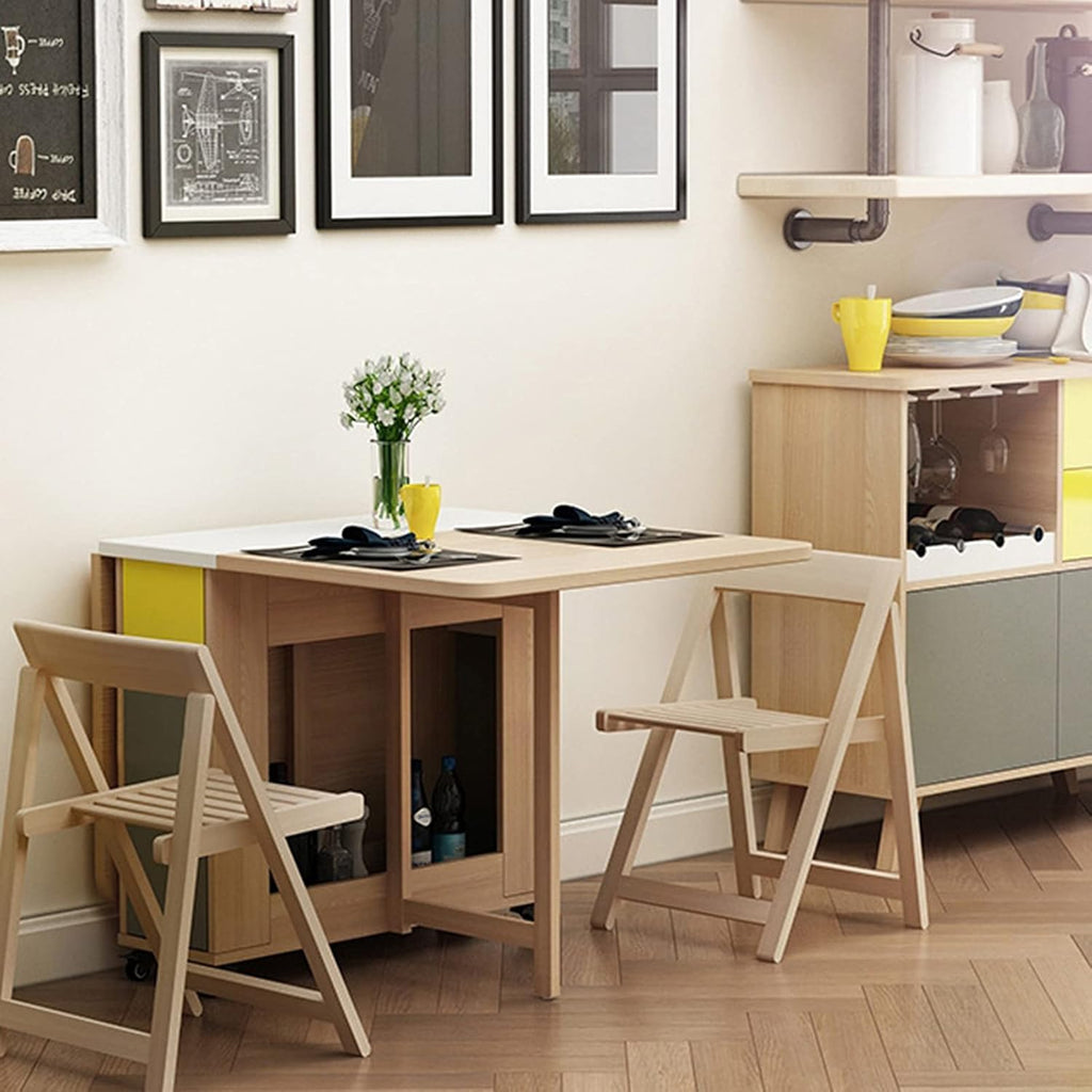 Solid Wood Extendable Drop Leaf Dining Table (1.2m) P8723