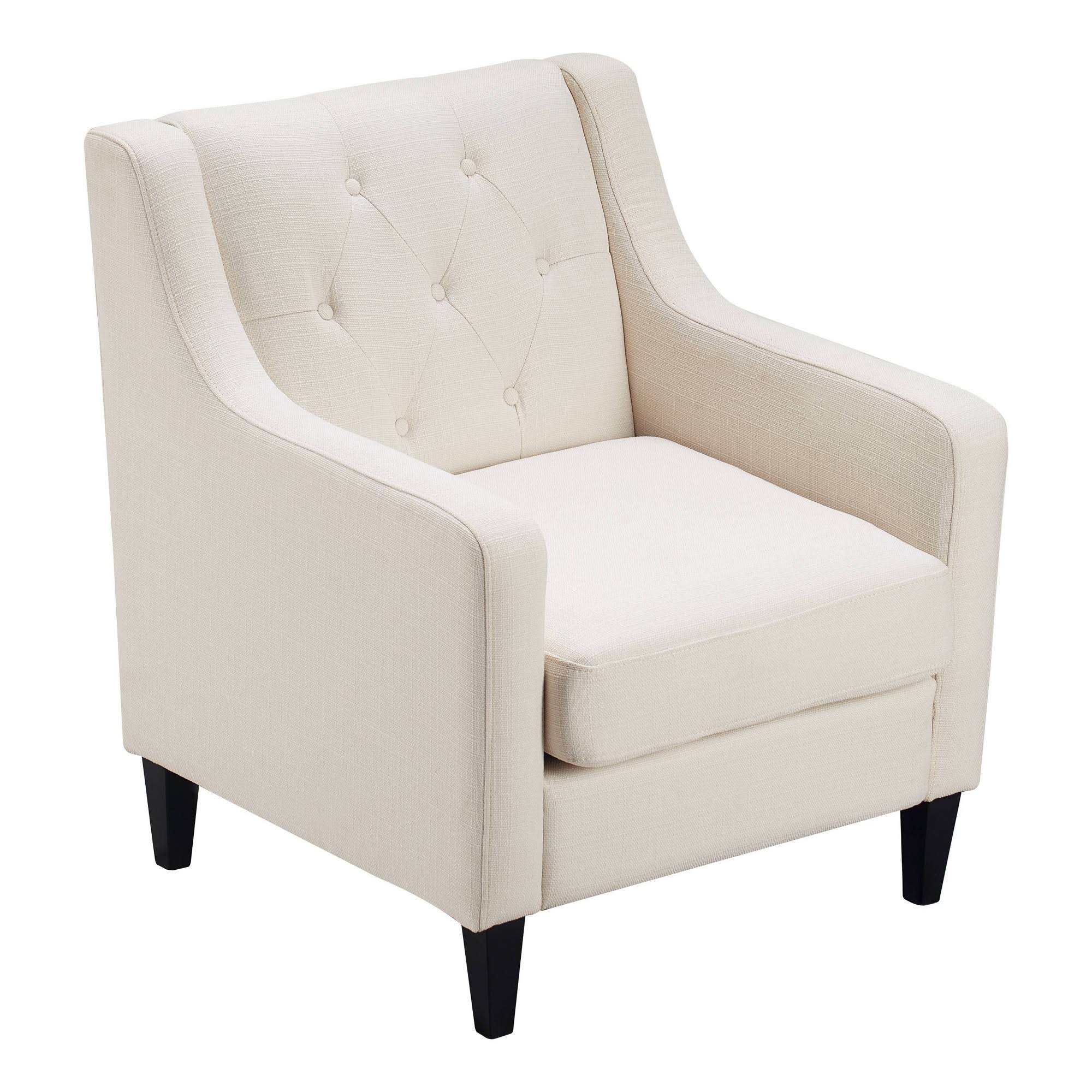 Cream Tufted Accent Chair O7401