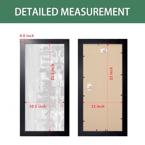 Black 8x24 Wood Picture Frame X5846