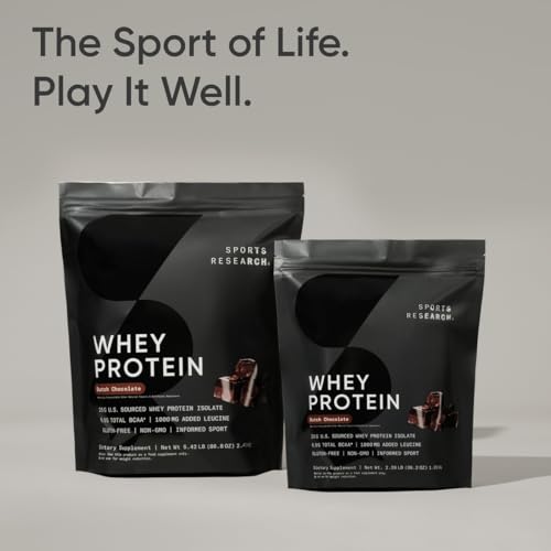 Vanilla Whey Protein Isolate Powder, 25g per serving, 2.1lb Bag, 26 Servings G485
