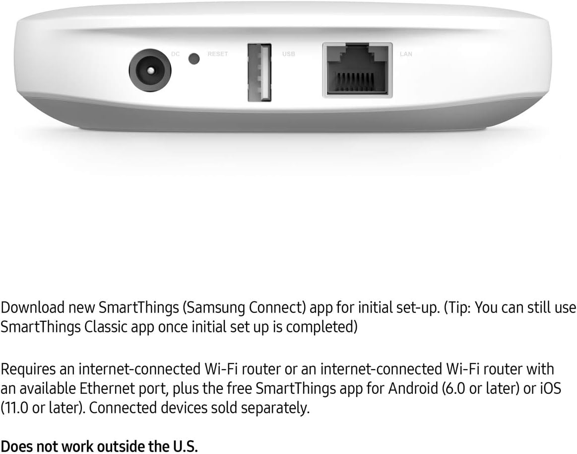 White SmartThings Hub H887473
