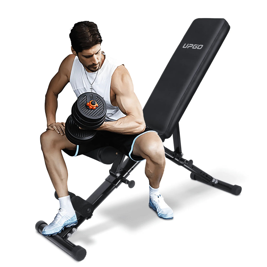 Adjustable Weight Bench with 660lbs Weight Capacity Foldable Gym Bench S31965