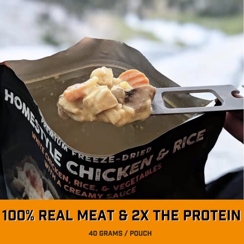 Freeze Dried Chicken and Rice Backpacking Food I89162