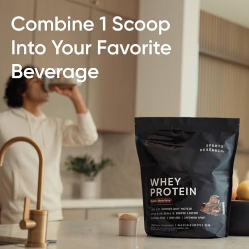 Vanilla Whey Protein Isolate Powder, 25g per serving, 2.1lb Bag, 26 Servings G485