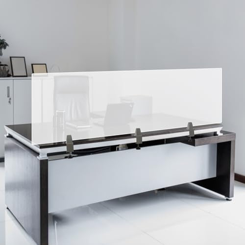 Frosted Acrylic Clamp-on Privacy Panel (17x18x2in) L269