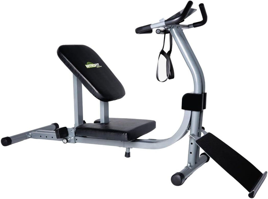 Full Body Stretching Machine with Adjustable Sliding Seat & Slant Board L172