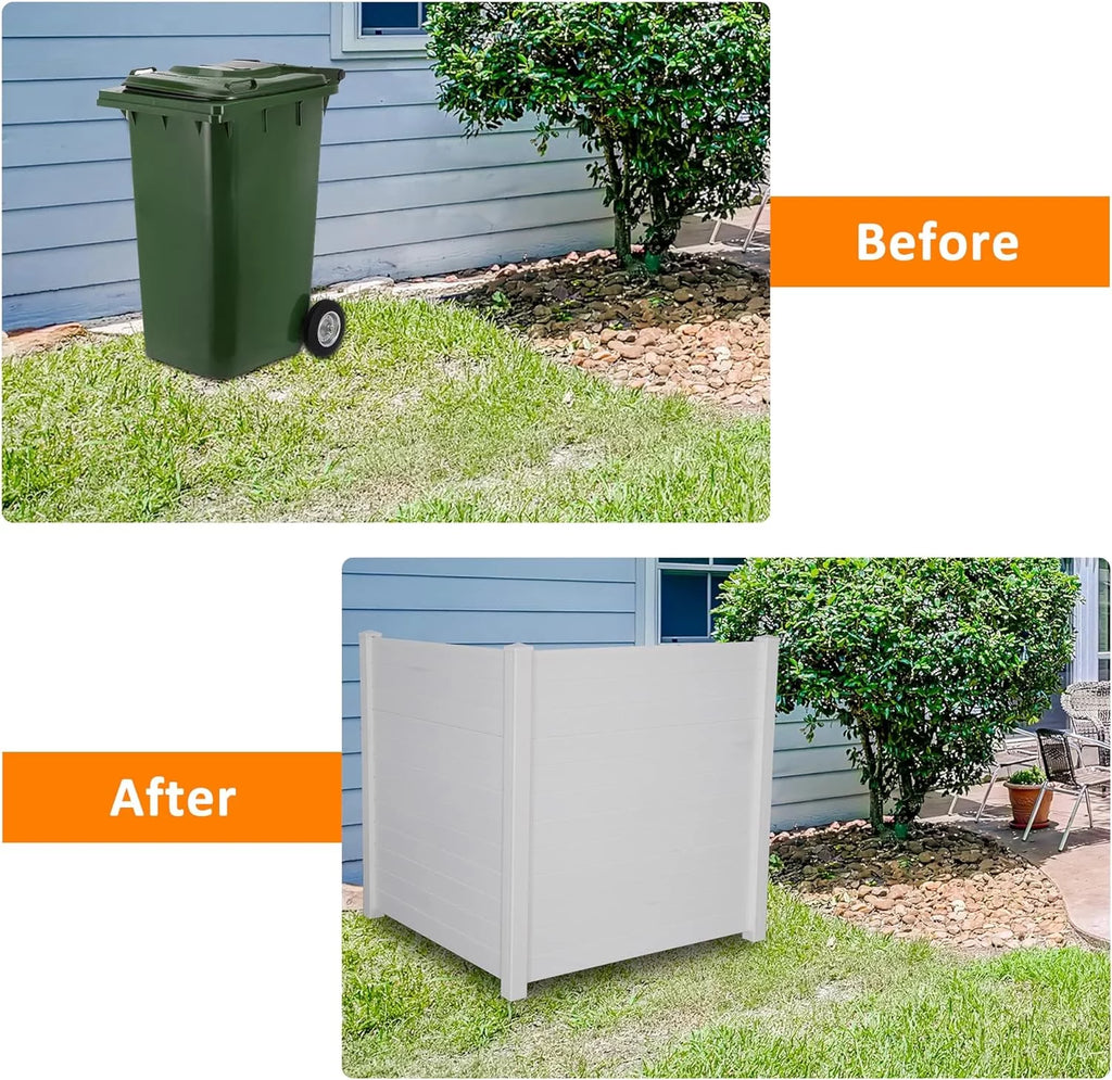 48" W x 48" H Vinyl Privacy Screen Kit (2 Panels) D66939