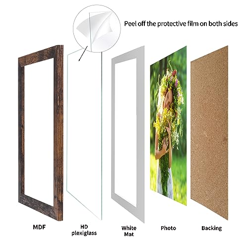 Natural Wood Color 8x10 Picture Frame 15 Pack G40178