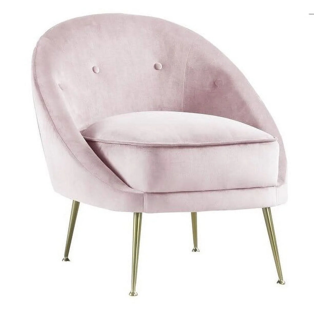 Grey Velvet Accent Chair J694