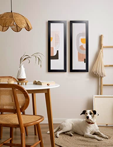 Black 8x24 Wood Picture Frame X5846