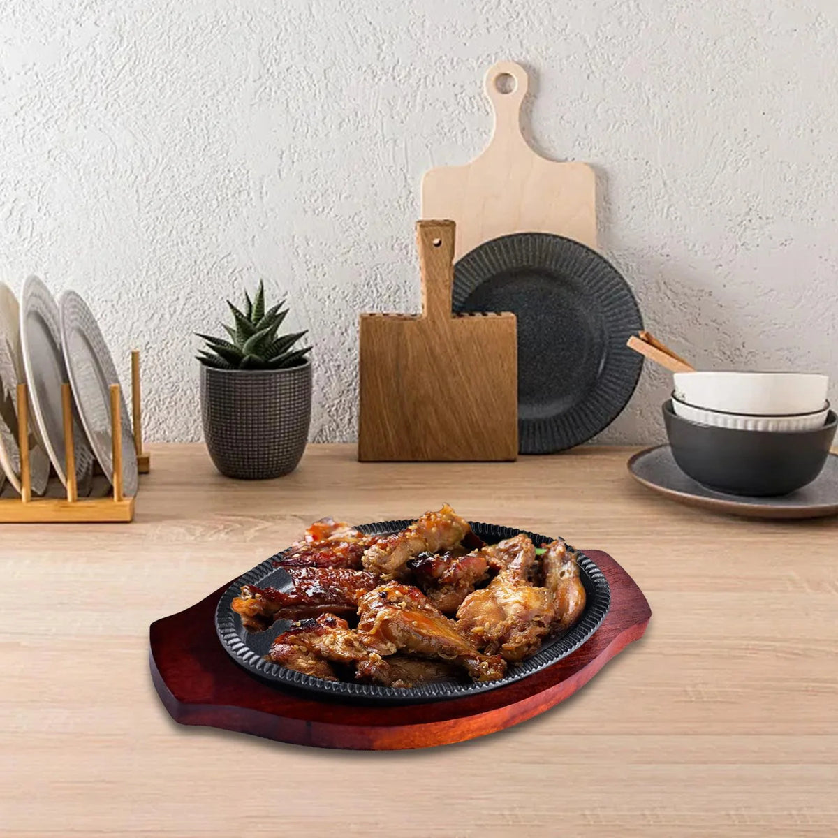 Cast Plate Fajita Server Plate N6257