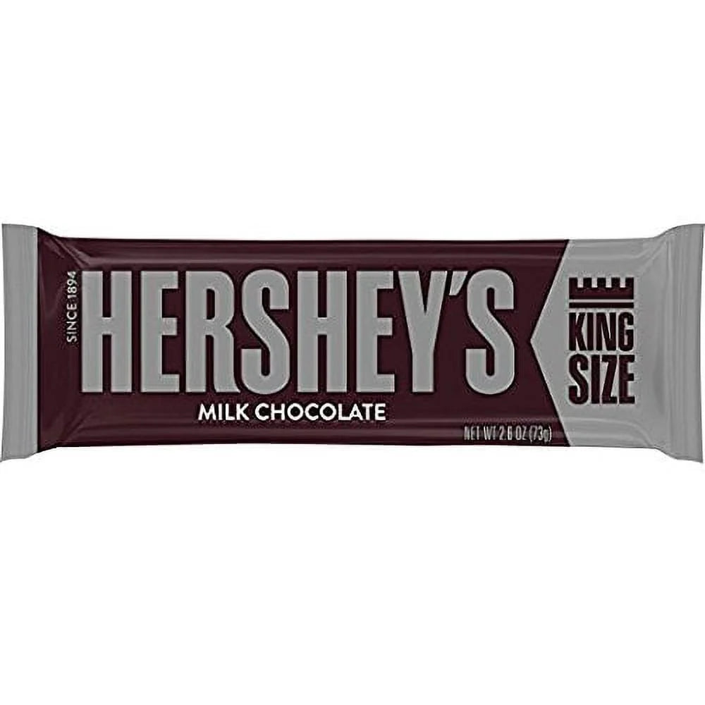 King Size Chocolate Candy Bars (Pack of 18) B125