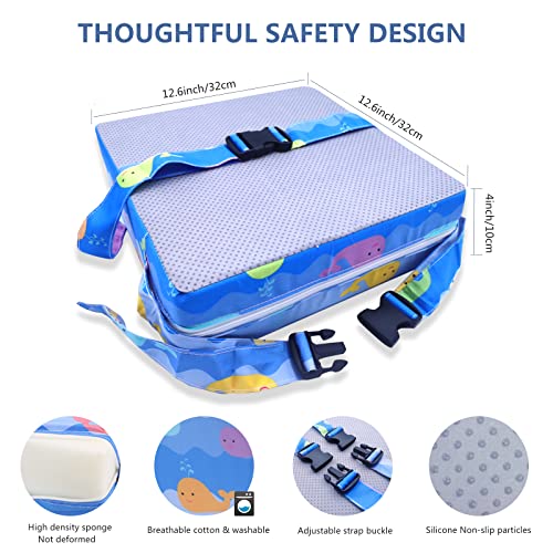 Blue 4inch Toddler Booster Seat D565