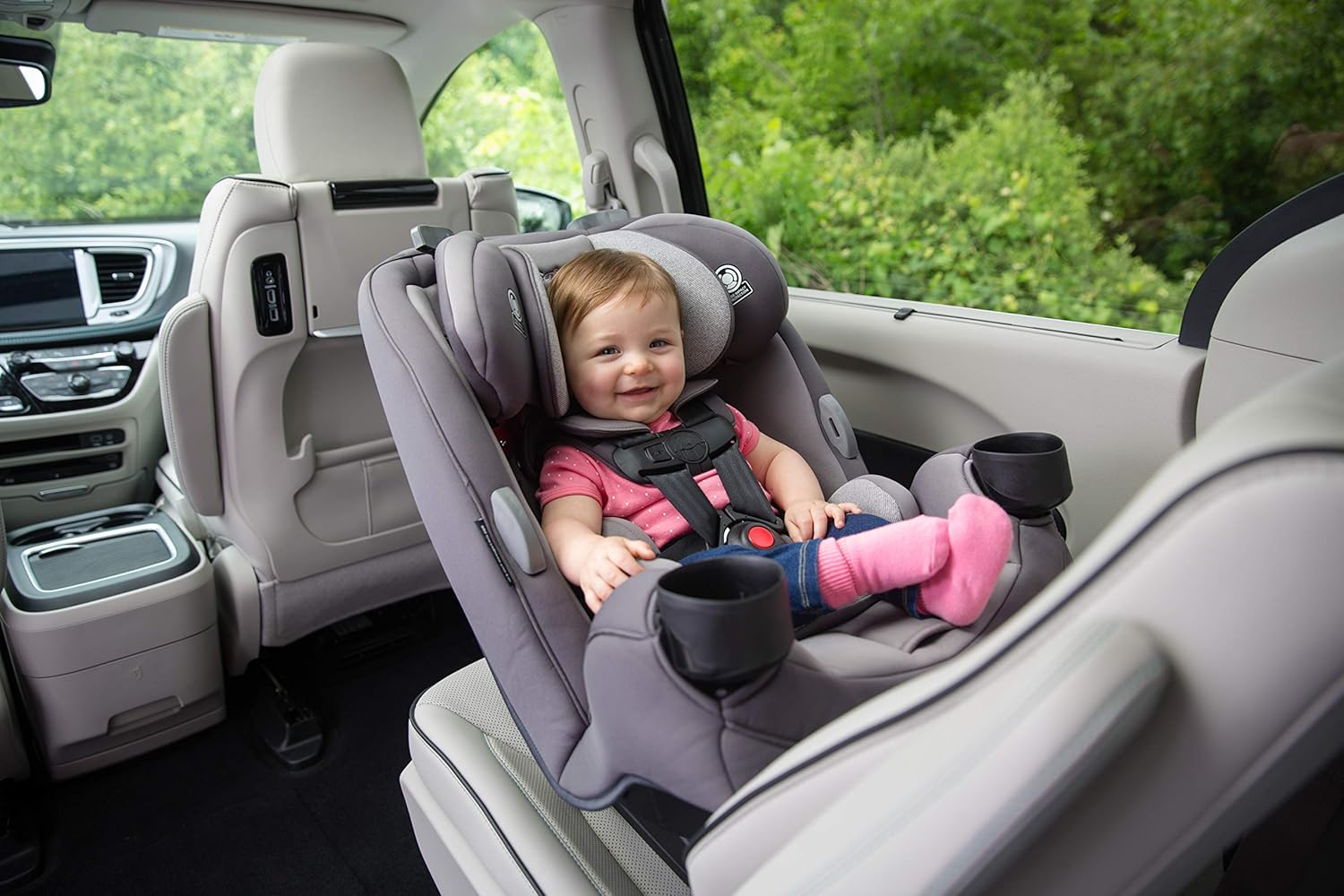 Convertible Car Seat, Rear-facing 5-40 pounds, Forward-facing 22-65 pounds, Belt-positioning booster 40-100 pounds M683
