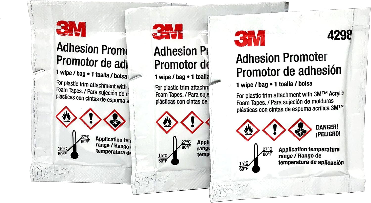 3M Adhesion Promoter, Sponge Applicator (3) S4636