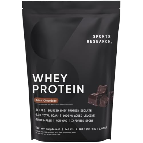 Vanilla Whey Protein Isolate Powder, 25g per serving, 2.1lb Bag, 26 Servings G485