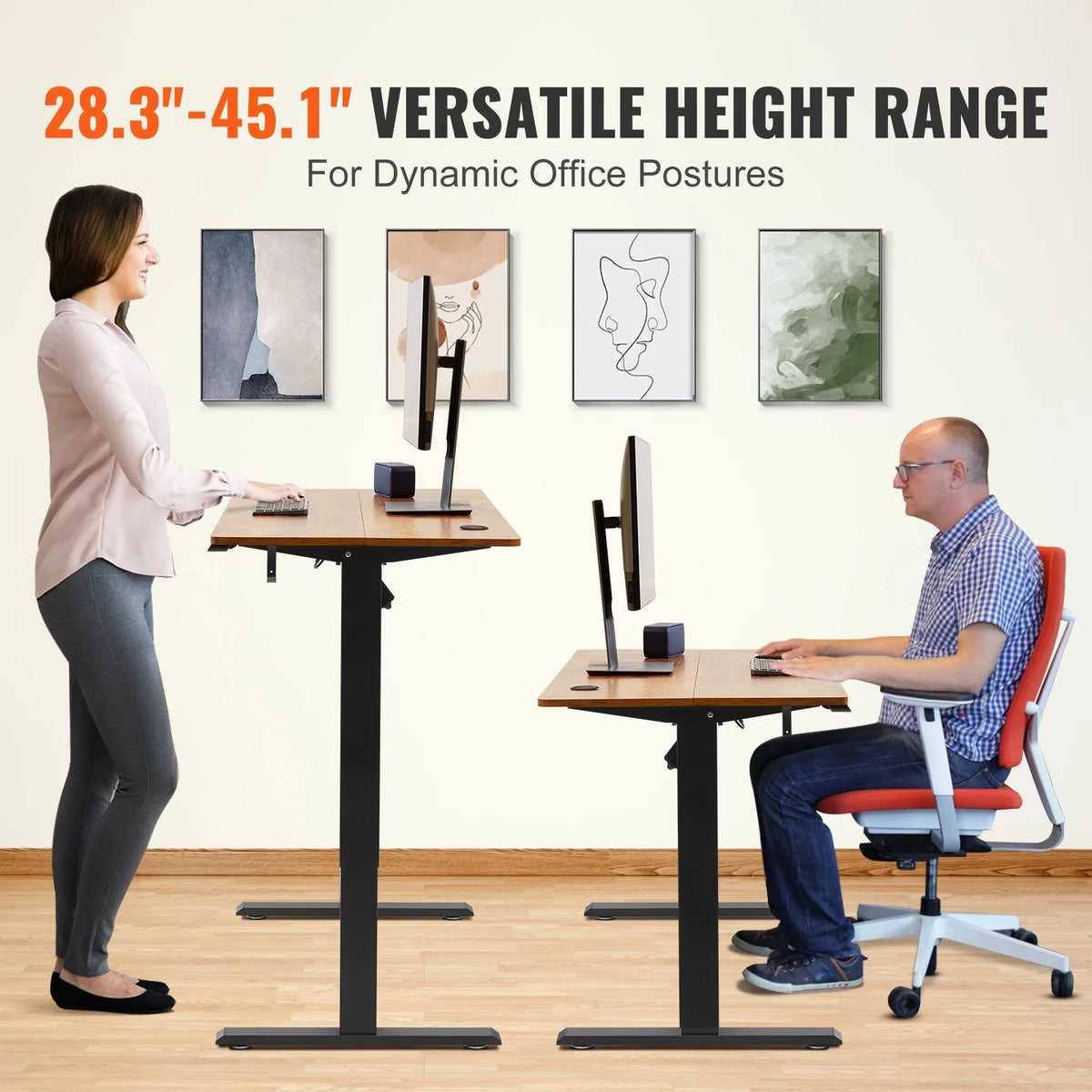 47.2" x 23.6" Adjustable Height Electric Standing Desk X910