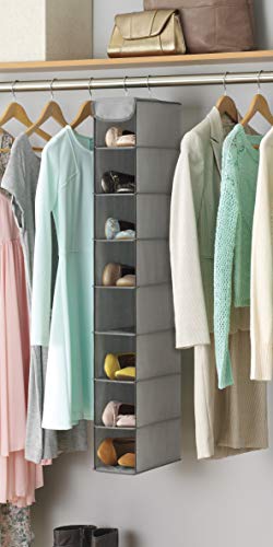 Java 10 Section Hanging Shoe Shelves L42529