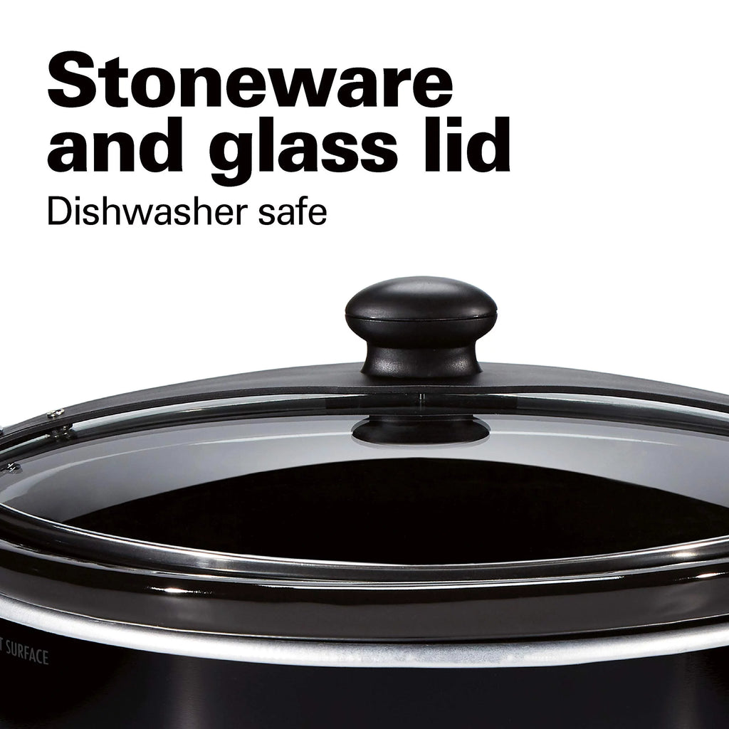 Extra Large 10 Quart Black Slow Cooker K175